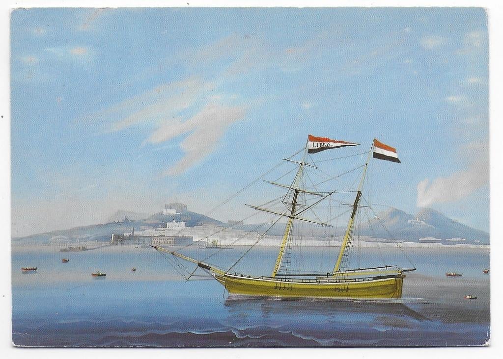 Kofschip de Libra Gelopen Ansichtkaart (B 2685 ), Verzenden, 1980 tot heden, Gelopen