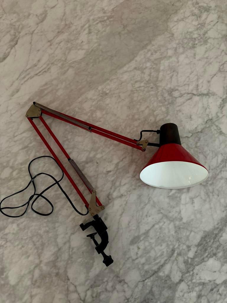 Vintage Scharnierlamp / Architectenlamp - Jaren '80, Ophalen of Verzenden, Gebruikt