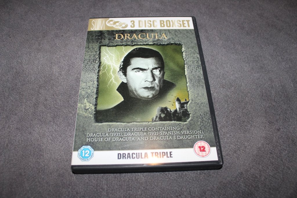 DVD Dracula 3 Films (import regio 2), Vampiers of Zombies, Vanaf 16 jaar, Engels, Ophalen of Verzenden