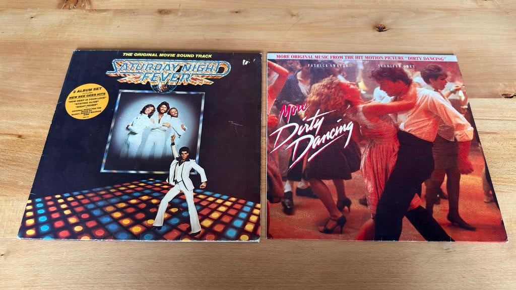 Bundel (2 LP’s) - Saturday Night Fever & Dirty Dancing, Dubbel-LP, Verzenden, Gebruikt, 12 inch