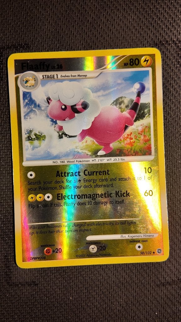Flaaffy 50 Secret Wonders | Pokemon kaart, Ophalen, Zo goed als nieuw, Losse kaart, Foil