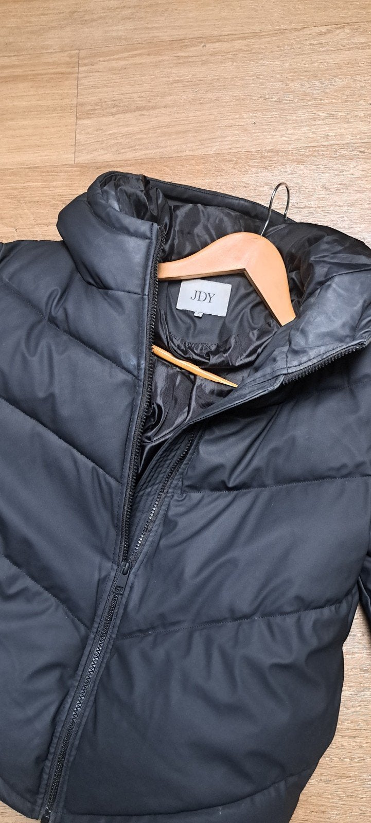 Zwarte JDY Puffer Jas - Maat M, Maat 38/40 (M), Zwart, Ophalen of Verzenden, Zo goed als nieuw
