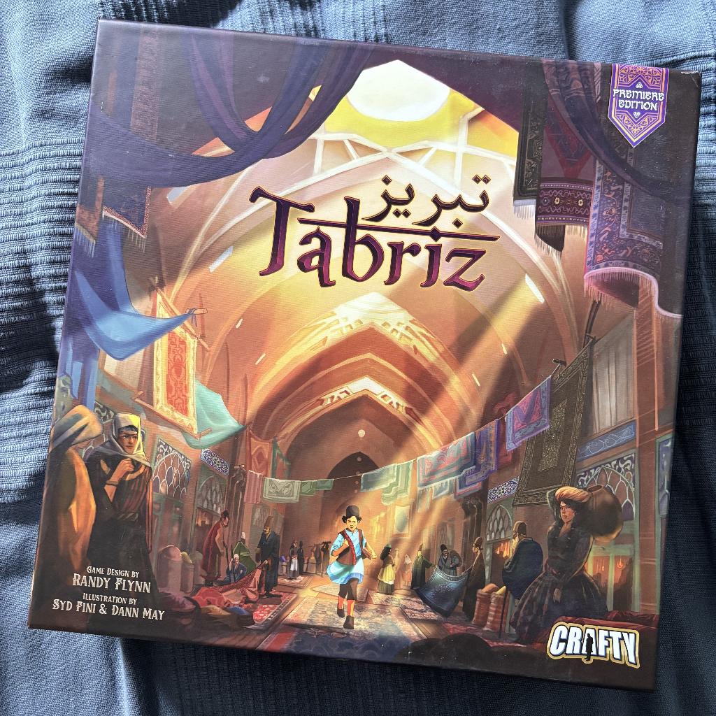 Tabriz – Deluxe Edition – Randy Flynn - bordspel, Hobby en Vrije tijd, Gezelschapsspellen | Bordspellen, Ophalen of Verzenden