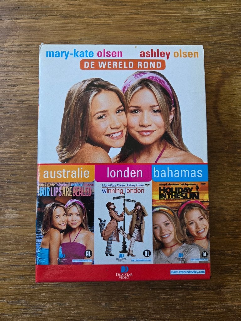 Mary-Kate & Ashley Olsen - De Wereld Rond 3-DVD Boxset, Cd's en Dvd's, Inclusief doosje, Alle leeftijden, Nederlands, Ophalen of Verzenden