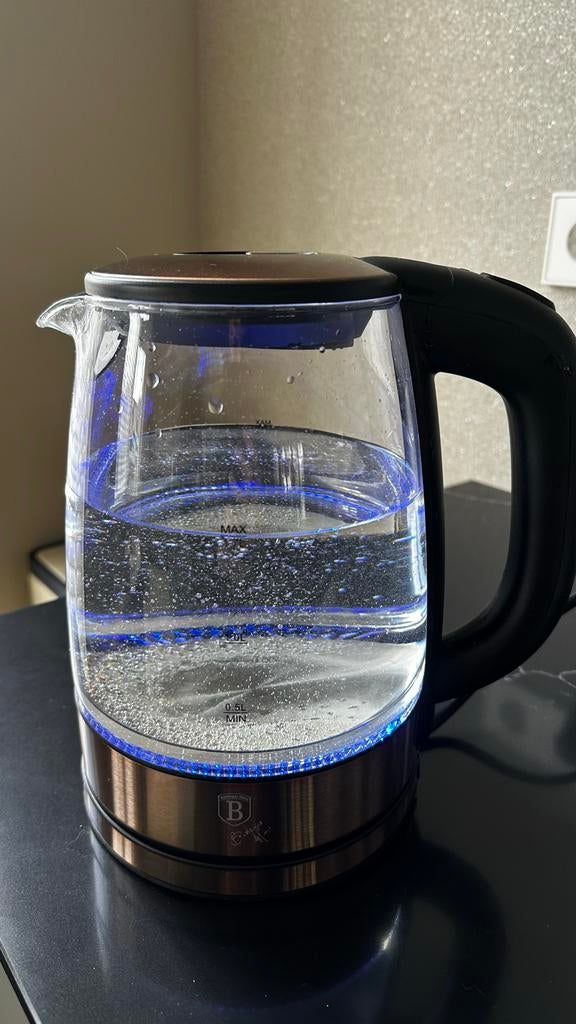 Berlinger Haus Waterkoker - schoon en niet kapot, Witgoed en Apparatuur, 1 tot 2 liter, Ophalen, Gebruikt, Rvs