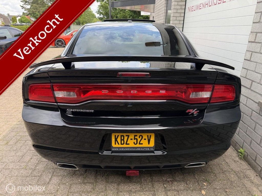 Dodge Charger 5.7 V8 R/T, 2012, 142.410km, full option!, Auto's, Dodge, Achterwielaandrijving, Gebruikt, Zwart, Bedrijf