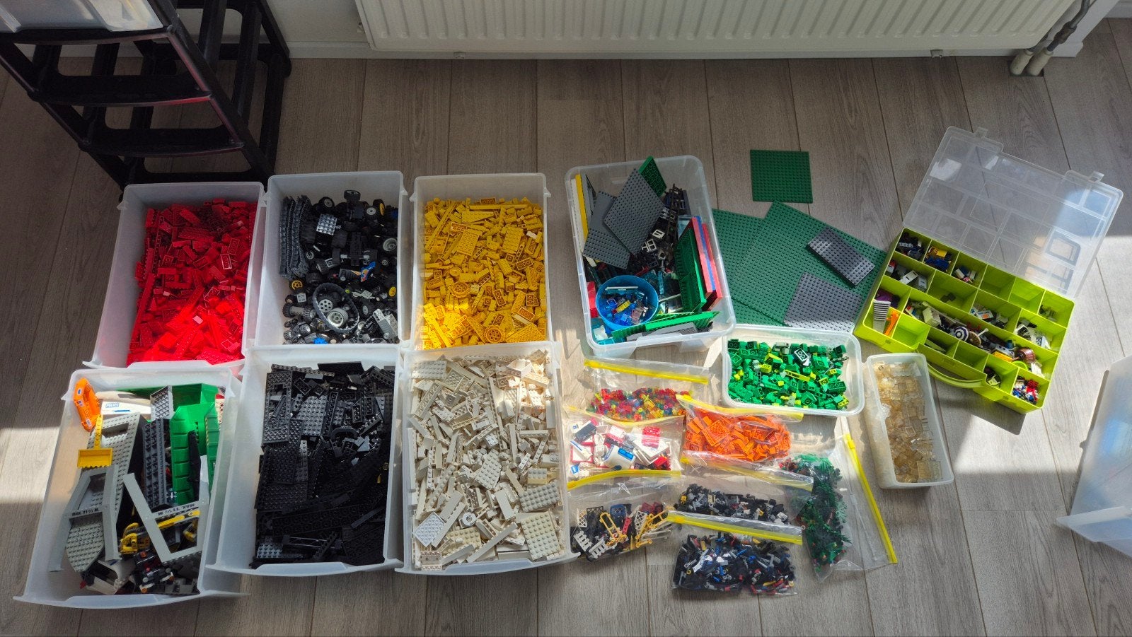 Grote partij diverse Lego stenen en onderdelen, Ophalen, Gebruikt, Lego, Losse stenen