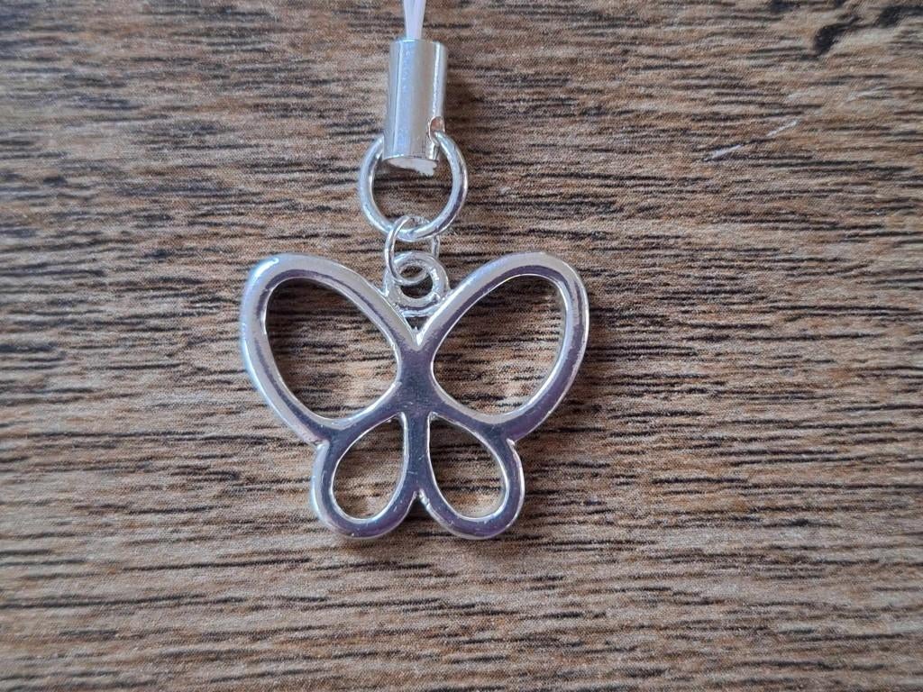 Telefoonhanger : Vlinder !! 3, Info@keycharms.nl, Nieuw, Medemblik, Telefoonhanger of Accessoire