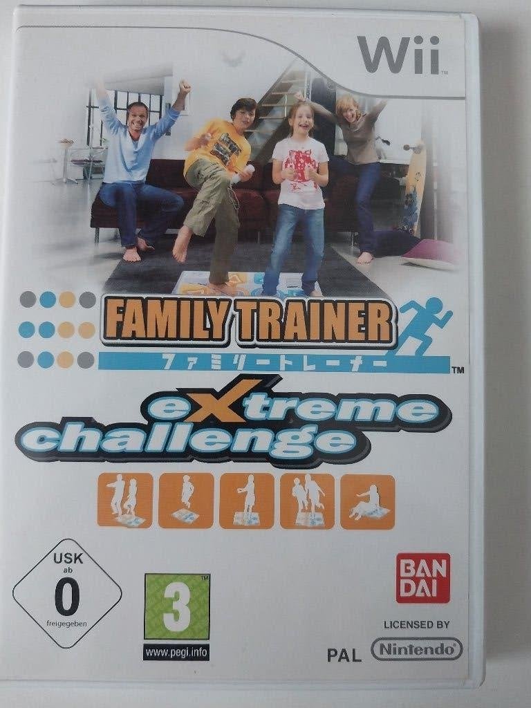 Wii Family trainer: extreme challenge, Spelcomputers en Games, Gebruikt, Ophalen of Verzenden, Sport, 3 spelers of meer