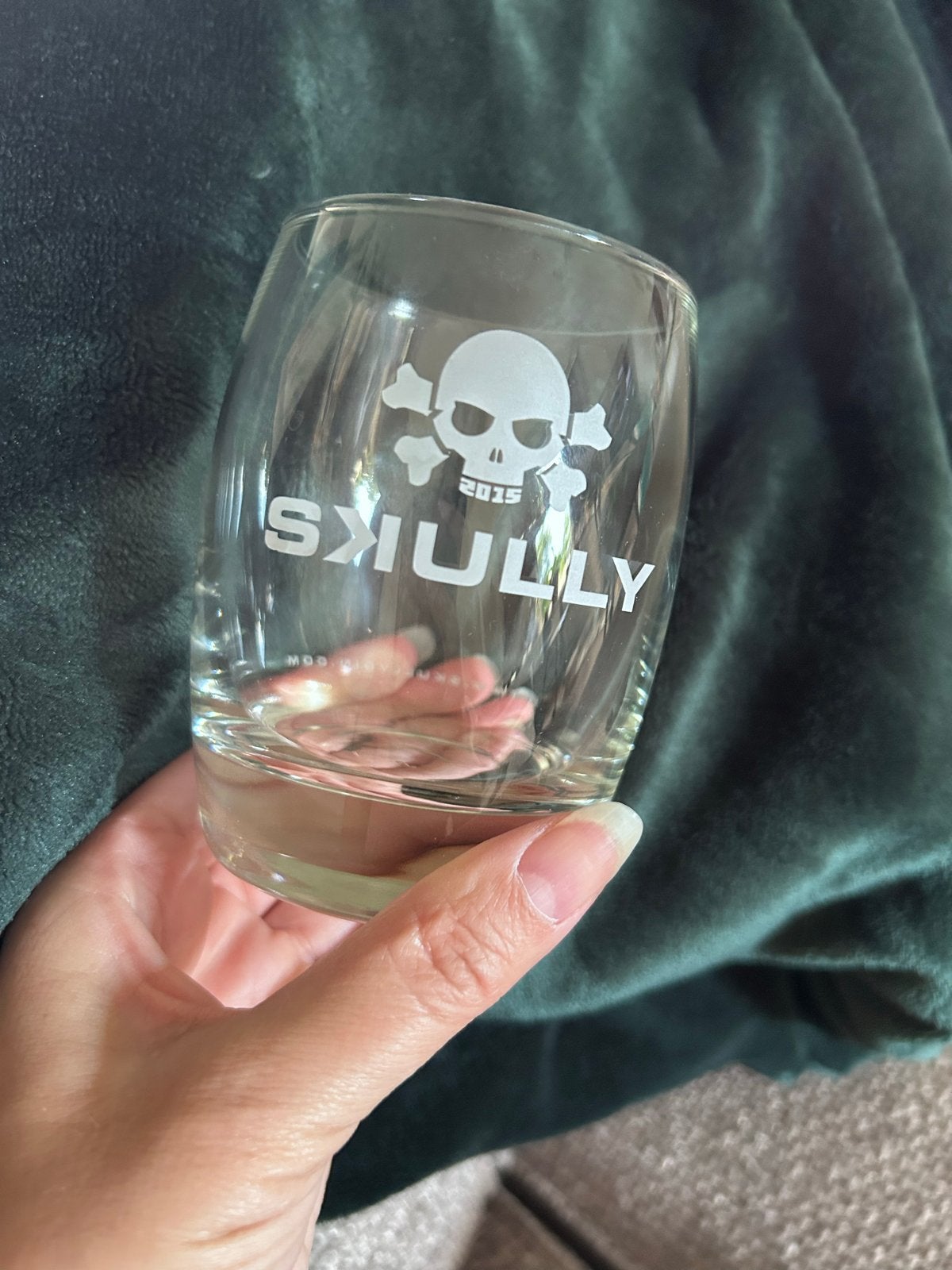 Skully Gin Glas - Uniek en Stijlvol doodskop, Ophalen of Verzenden, Zo goed als nieuw
