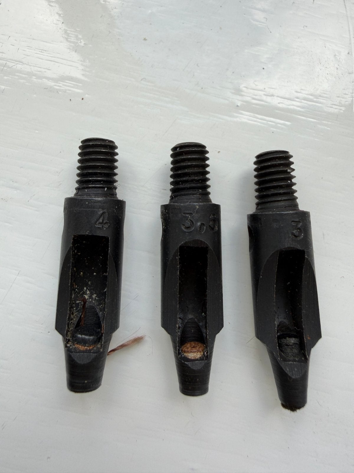Set van 3 holpijpen (3, 3.5, 4 mm), Ophalen of Verzenden, Gebruikt, Overige typen