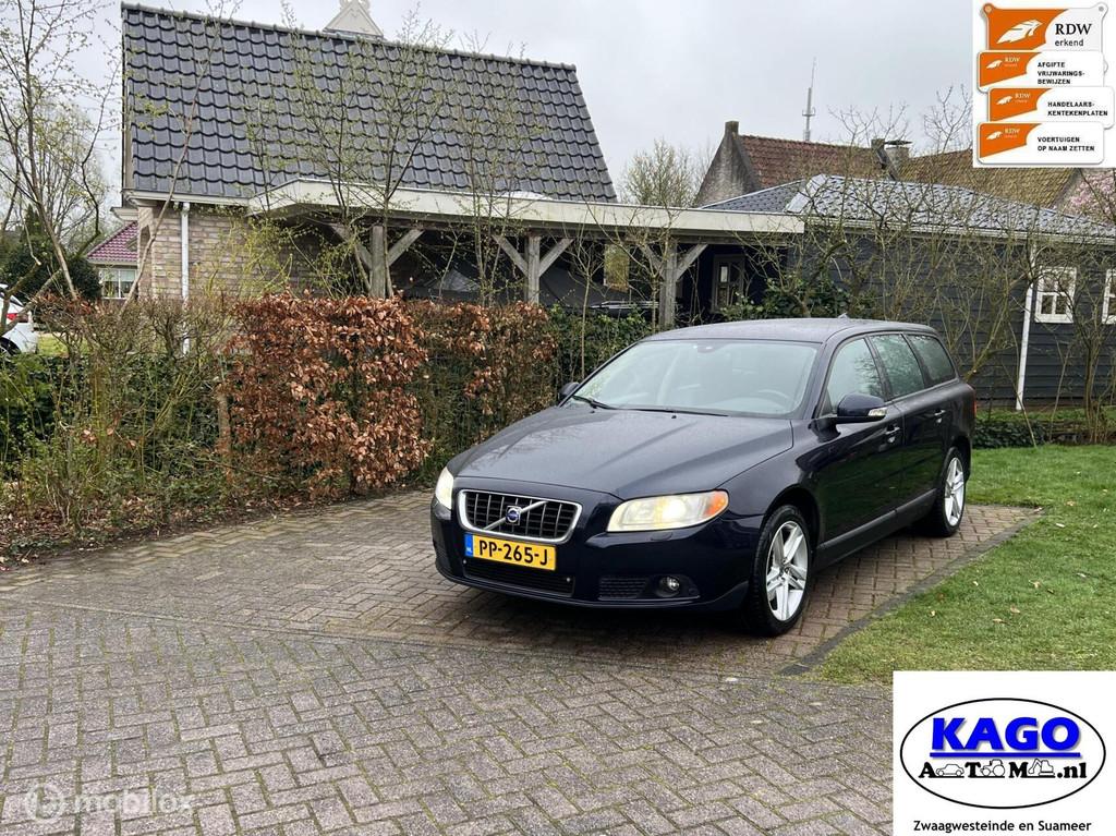 Nette Volvo V70 2.4 D5/185pk Ocean Race bj 2008 nwe apk., Voorwielaandrijving, 15 km/l, Blauw, V70