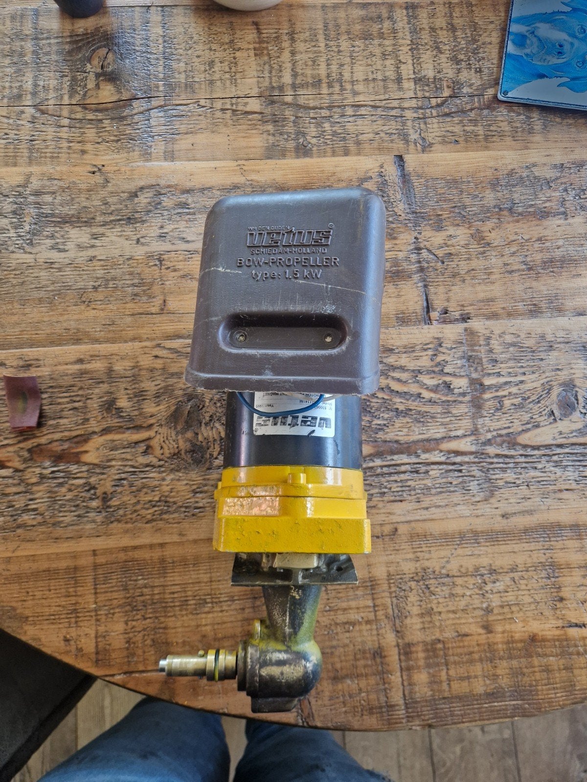 Vetus boegschroef 1.5 kw 12 v tunnel 125 mm, Watersport en Boten, Bootonderdelen, Ophalen of Verzenden, Gebruikt, Motor en Techniek
