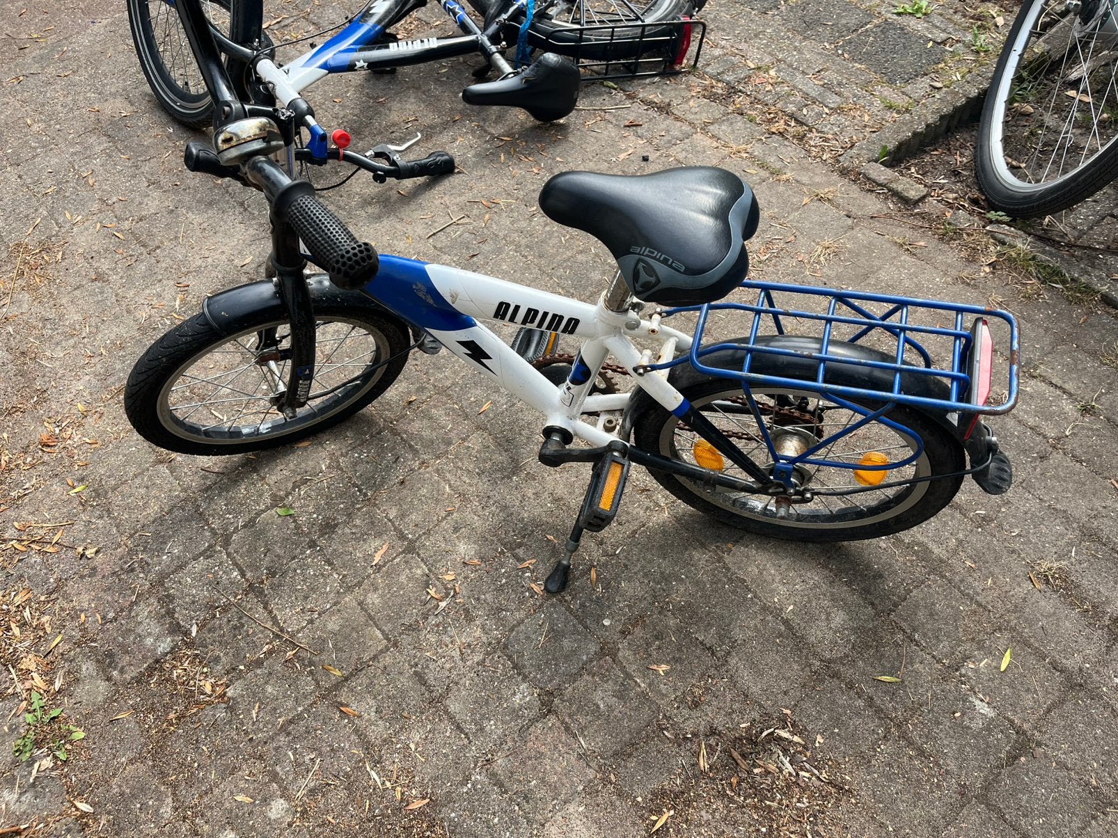 Alpina Yabber 16 inch - opknapper, Fietsen en Brommers, Fietsen | Vouwfietsen, Terugtraprem, Gebruikt, Heren, 16 tot 18 inch