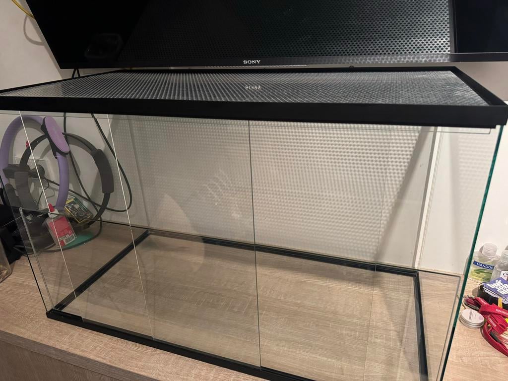 Glazen terrarium voor hamsterscaping 80x50x40 cm, 75 tot 110 cm, Ophalen, Minder dan 60 cm, Hok