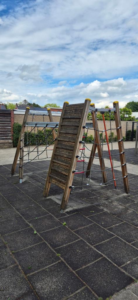 Klimtoestel met netten en ladders, Ophalen of Verzenden, Gebruikt, Klimnet