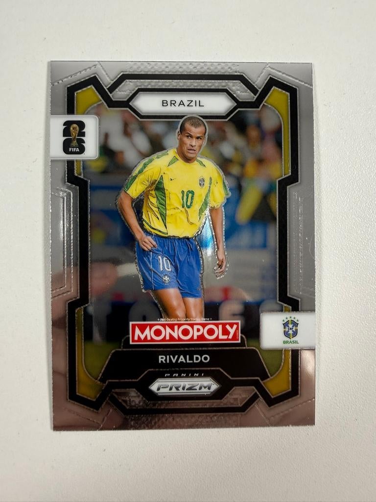21 Rivaldo Prizm Monopoly World Cup 2026, Ophalen of Verzenden, Nieuw, Buitenlandse clubs, Poster, Plaatje of Sticker