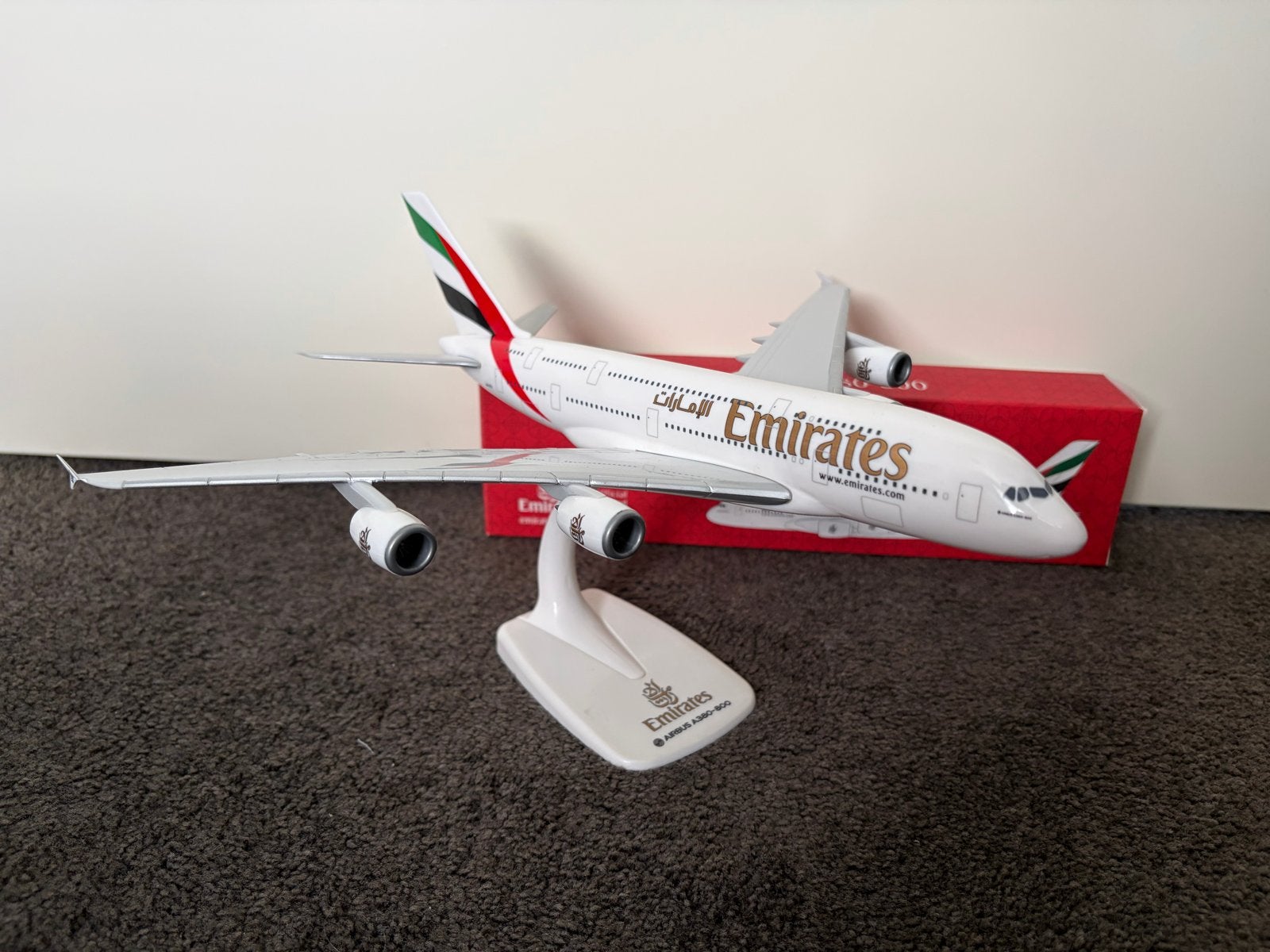 Emirates Airbus A380-800, Overige merken, 1:200 of kleiner, Nieuw, Ophalen of Verzenden