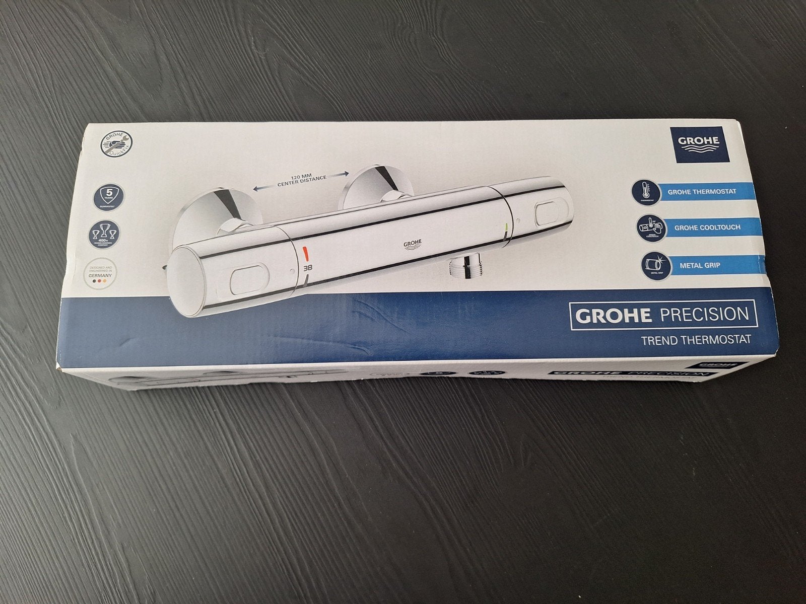Grohe thermostatische douchekraan chroom, nieuw!, Ophalen, Nieuw, Koper, Douche