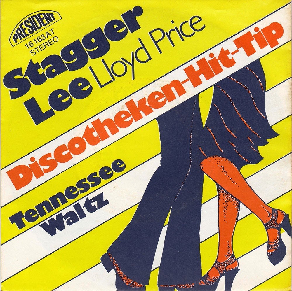 Lloyd Price - Stagger Lee / Tennessee Waltz 7", 7 inch, Single, Ophalen of Verzenden, Zo goed als nieuw