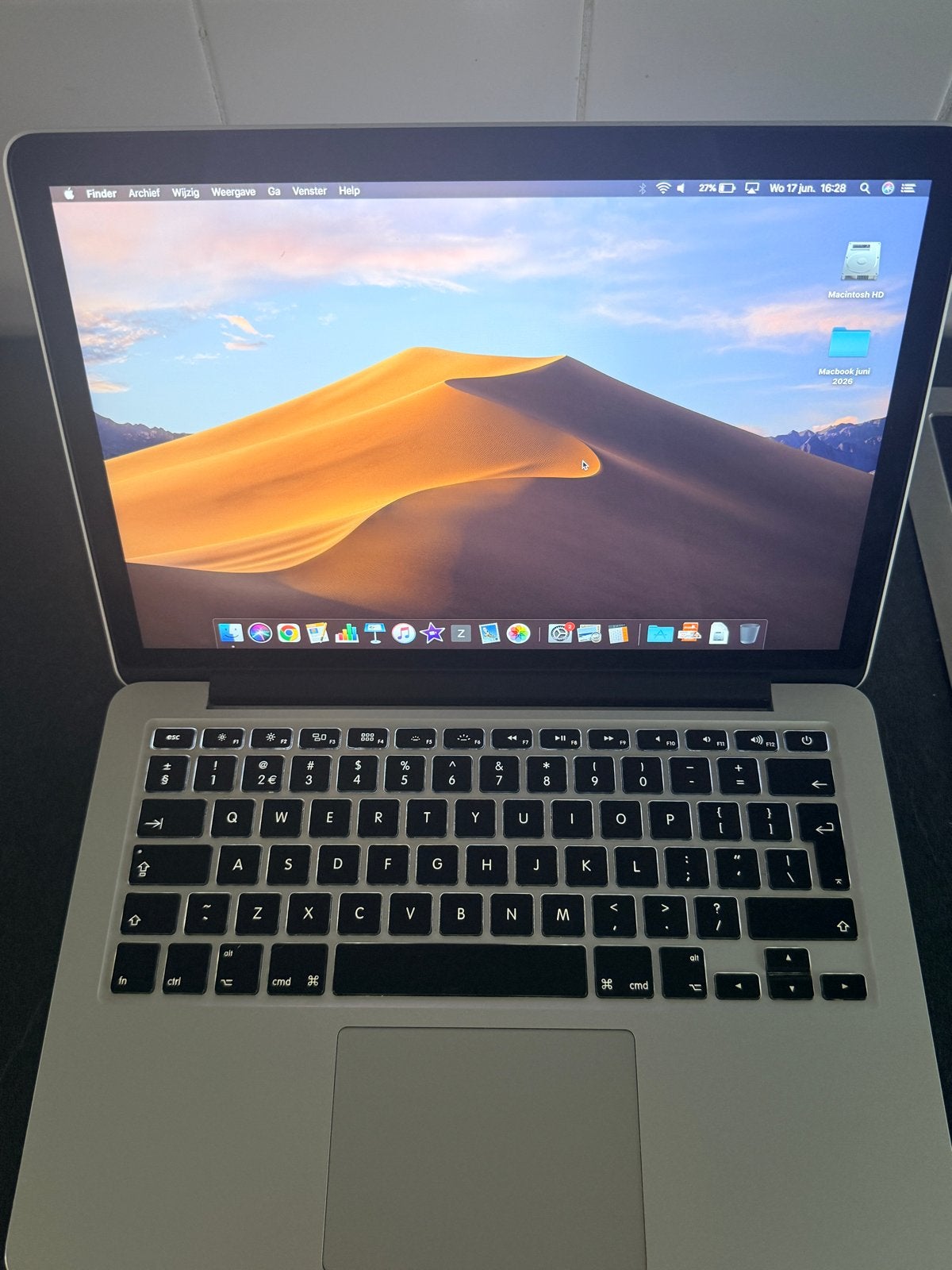 MacBook Pro 13-inch (2015) met lader en softshell case, Computers en Software, Apple Macbooks, Gebruikt, MacBook Pro, 13 inch