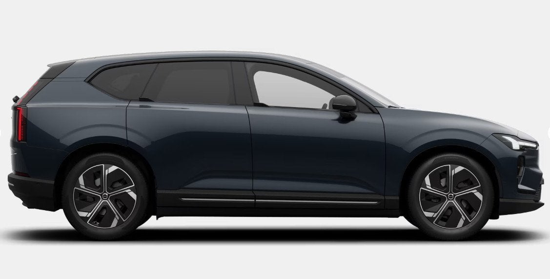 Volvo EX60 P6 Plus 83 kWh Privacy glass | Ventilatie | Trekh, Auto's, Volvo, Automaat, Achterwielaandrijving, Gebruikt, Blauw