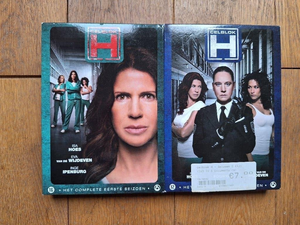 Dvd celblok h seizoen 1 en 2, Gebruikt, Seizoen 1, Vanaf 12 jaar, Ophalen of Verzenden