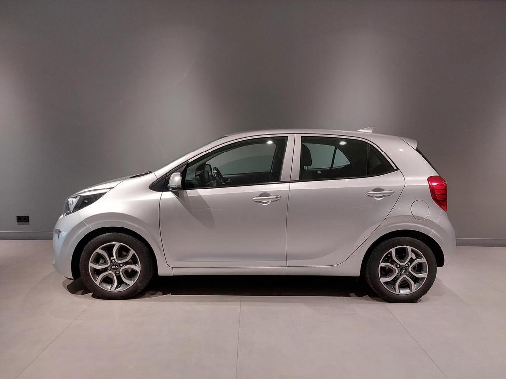 KIA Picanto 1.0 MPi 67pk 4-zits DynamicPlusLine Navi, Auto's, Kia, 12 maanden, Stof, Gebruikt, 4 stoelen