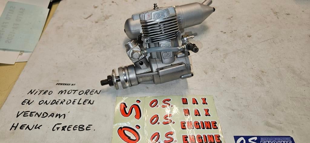 Os Max FX 61 met 4010 uitlaat, Ophalen of Verzenden, Gebruikt, Nitro, RTF (Ready to Fly)