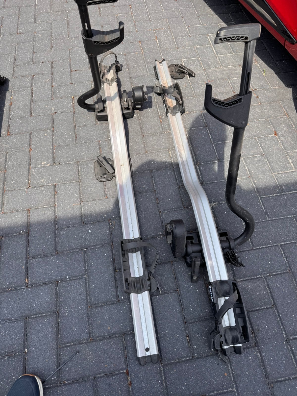 Thule ProRide 598 (2x), Auto diversen, Fietsendragers, Ophalen, Zo goed als nieuw, Dakdrager
