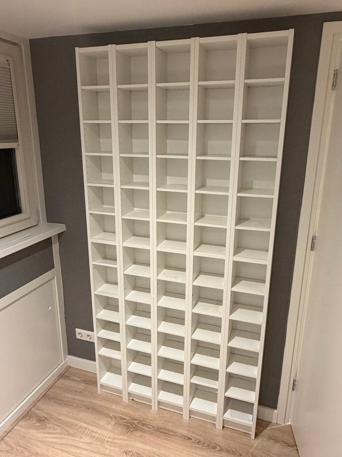 Ikea GNEDBY CD kasten (5 stuks) - 202cm hoog, Ophalen, Gebruikt, 150 discs of meer, Cd's