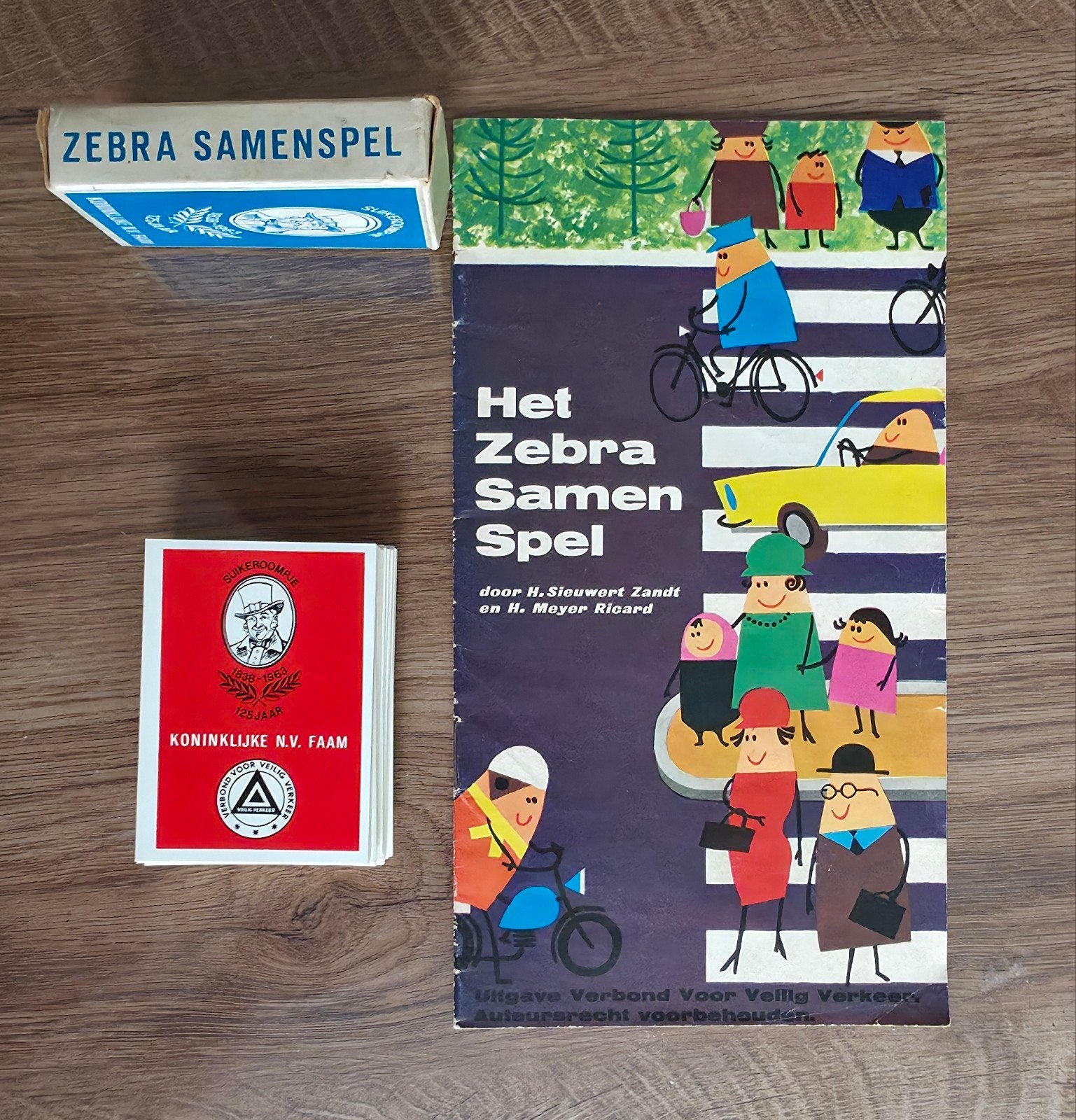 Vintage Het Zebra Samen Spel (1963) - VVN / NV FAAM - Compl., Ophalen of Verzenden