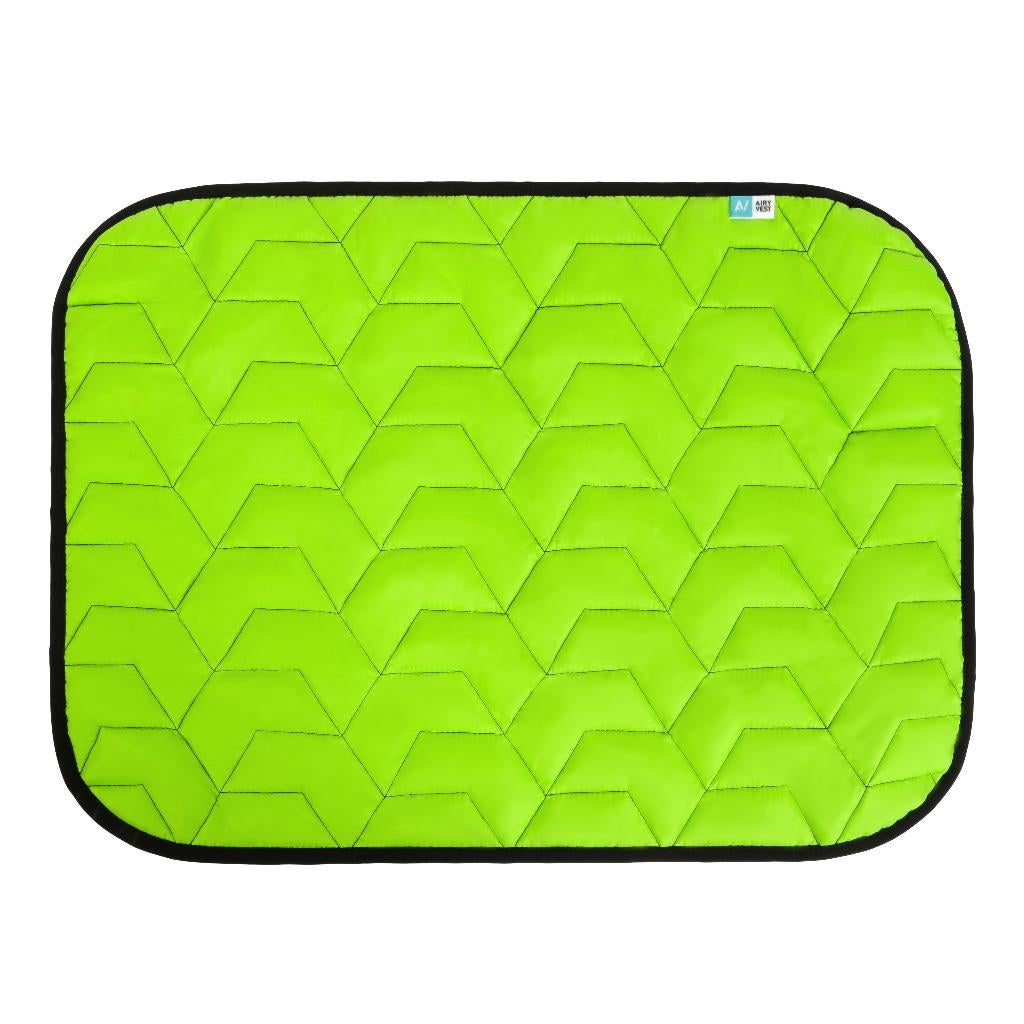 AiryVest Hondenkussen Omkeerbaar L 100x70 cm Lime -45%!!!, Ophalen of Verzenden, Nieuw, Polyester