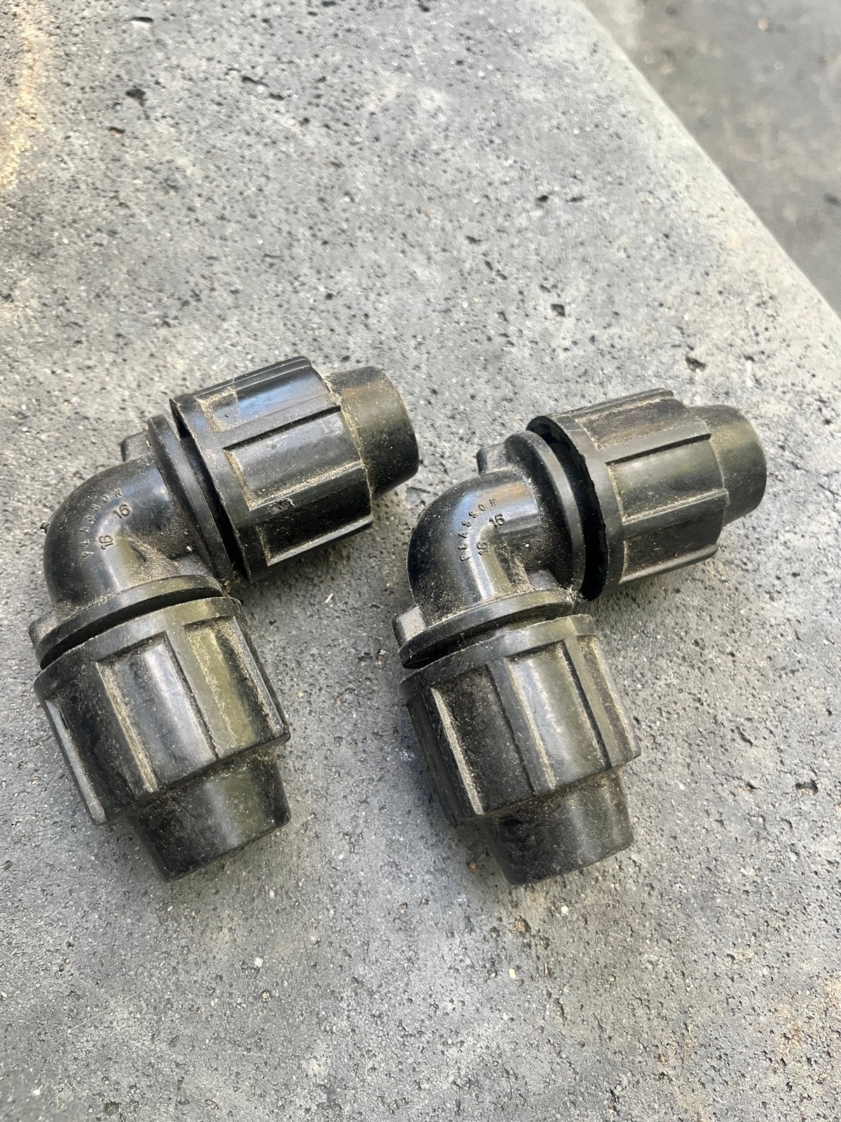 Plasson tyleen kniekoppelingen 16 mm, Overige materialen, Gebruikt, Minder dan 20 mm, Overige typen