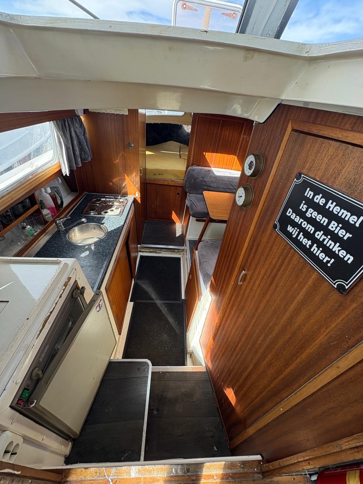 Waterland 850 AK - Ruime Kajuitboot met Dieselmotor, Watersport en Boten, Ophalen, Gebruikt, Keuken, Diesel