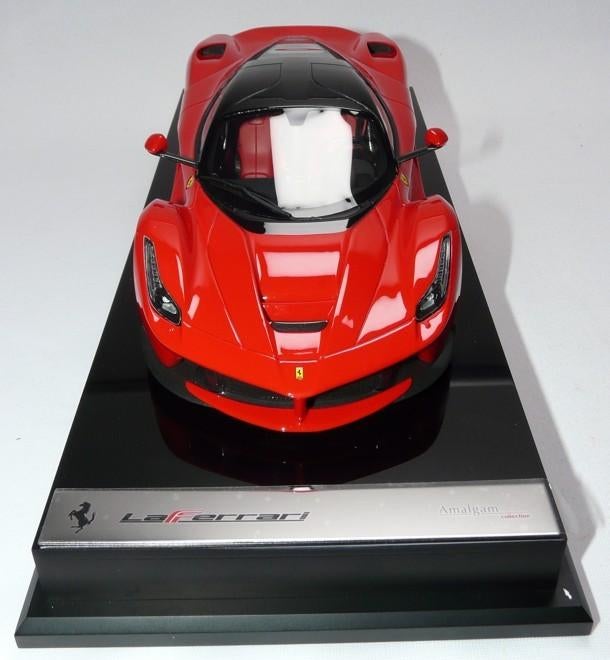 Ferrari LaFerrari Rood 1:18 van Amalgam, Hobby en Vrije tijd, Modelauto's | 1:18, Ophalen of Verzenden, Nieuw, Auto, Overige merken