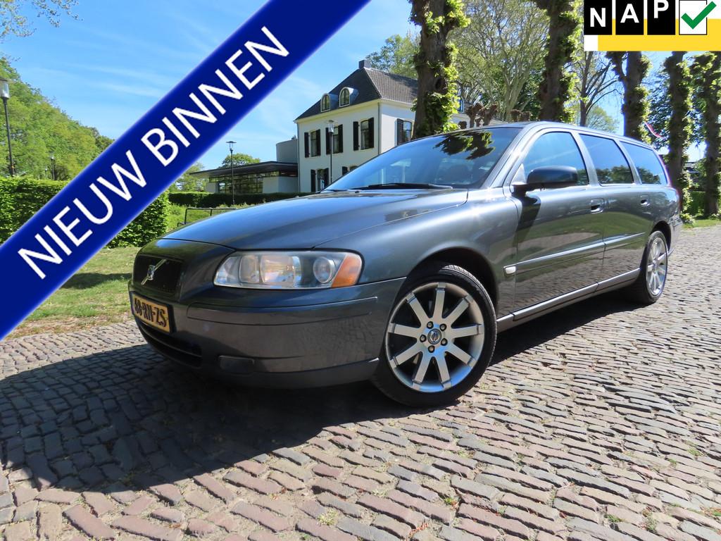 Volvo V70 2.4D Edition II Ecc Cruisecontrol Leer Stoelverwar, Auto's, Volvo, Bedrijf, Te koop, V70, ABS, Achteruitrijcamera, Airbags