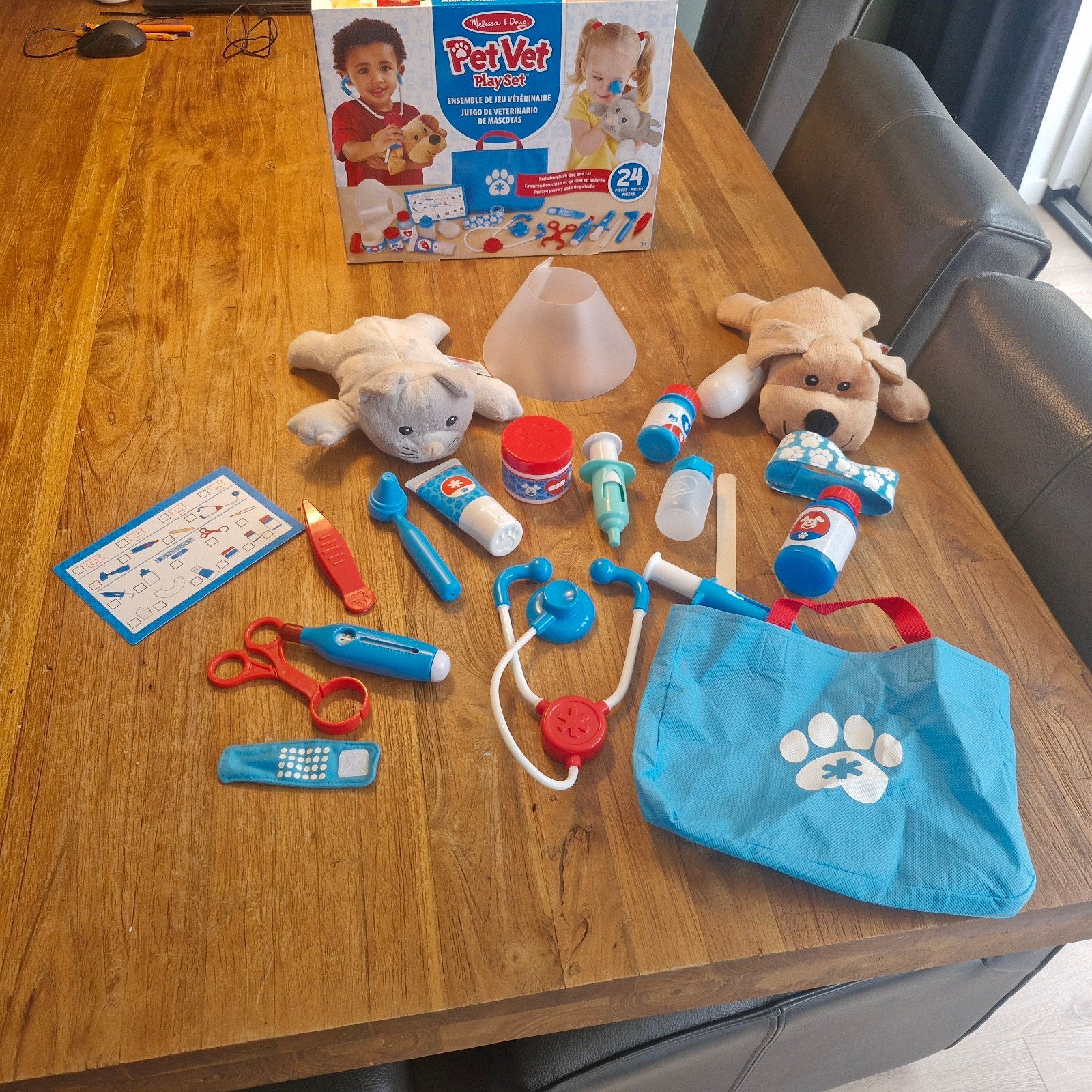 Melissa & Doug Pet Vet Speelset - Dierenarts Speelgoed, Ophalen of Verzenden, Nieuw, Ontdekken