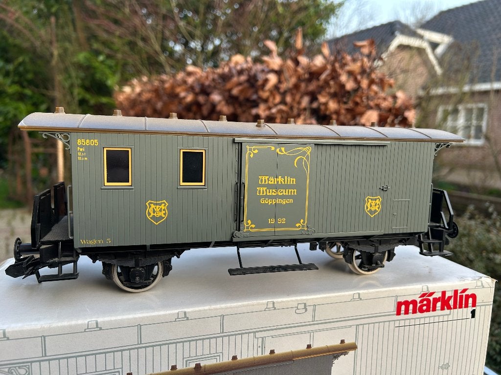 Marklin Spoor 1 85805 OVP Museumwagen 1992 Marklin Museum, Wisselstroom, Ophalen of Verzenden, Märklin, Nieuw