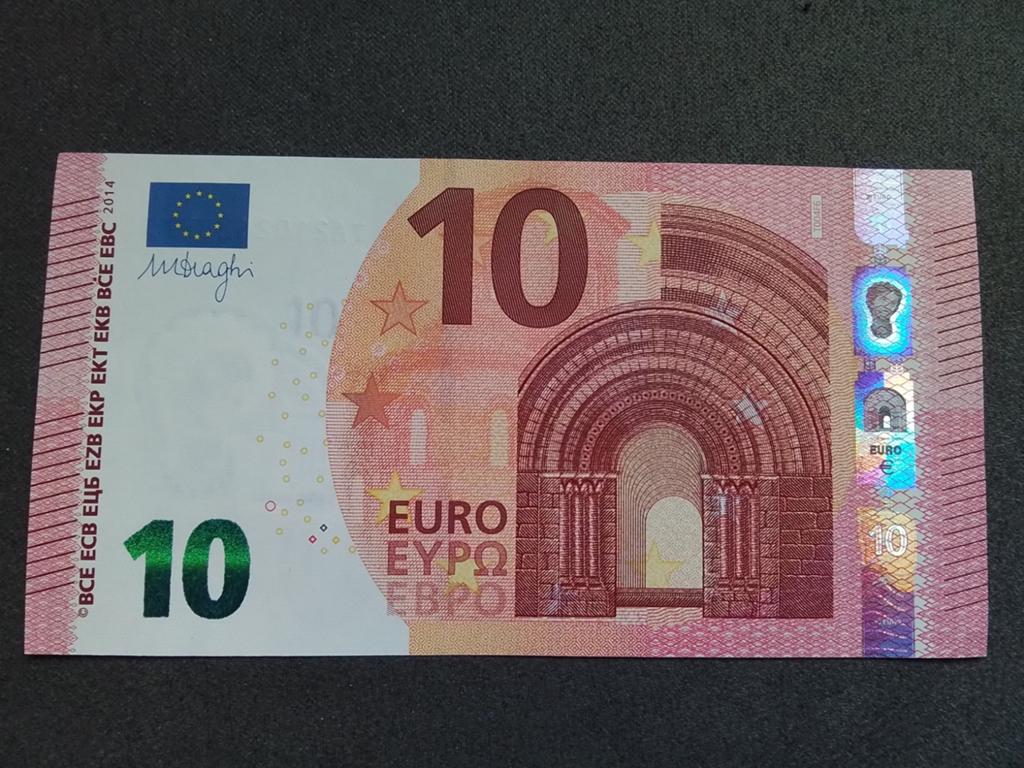 10 eurobiljet 2014 nog nooit in omloop geweest code T004F6, Postzegels en Munten, Bankbiljetten | Europa | Eurobiljetten, Ophalen of Verzenden
