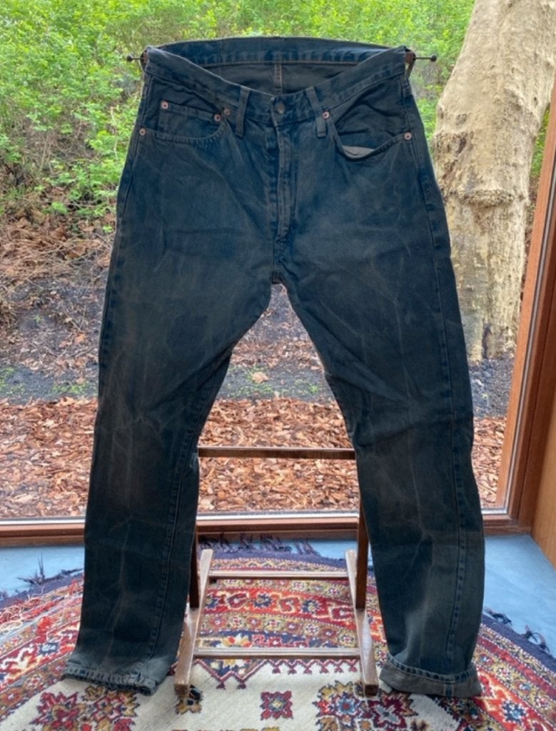 Sale! 75! Levi's Vintage Clothing 505 0217 Big E jeans, Ophalen of Verzenden, Blauw, W32 (confectie 46) of kleiner
