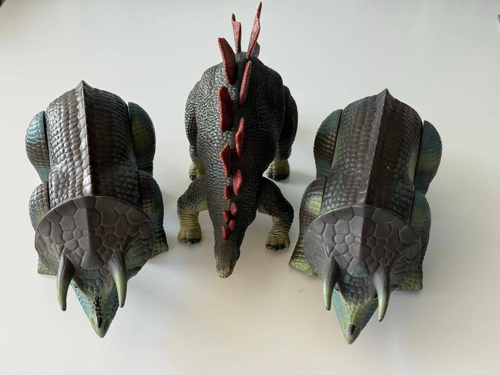 3 Dino Riders dinosaurussen – Tyco (vintage), Ophalen of Verzenden, Gebruikt