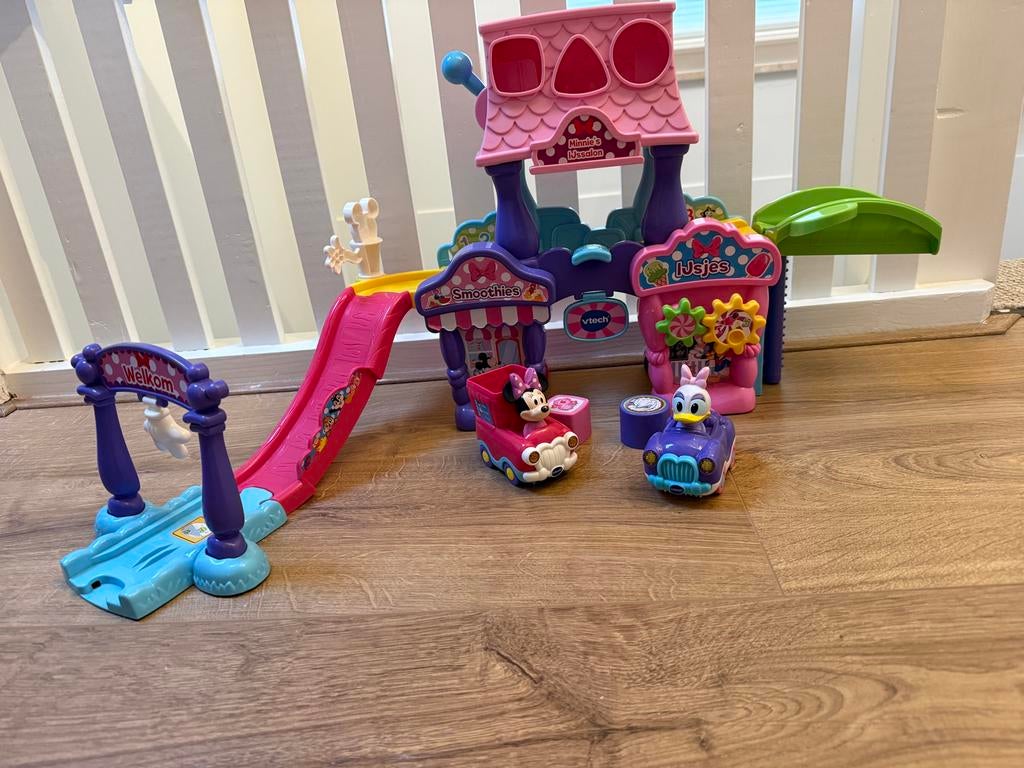 Vtech Toet Toet Auto's - Disney Minnie's IJssalon, Ophalen of Verzenden, Zo goed als nieuw, Overige typen, Met licht