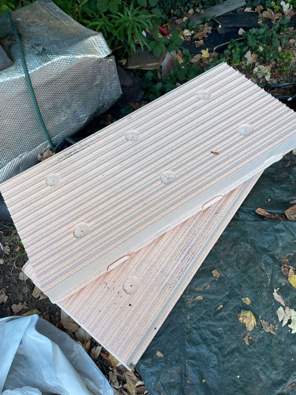 XPS isolatieplaten 12 cm dik, 2 platen + restafval, Doe-het-zelf en Verbouw, Isolatie en Afdichting, Ophalen, Gebruikt, 12 cm of meer