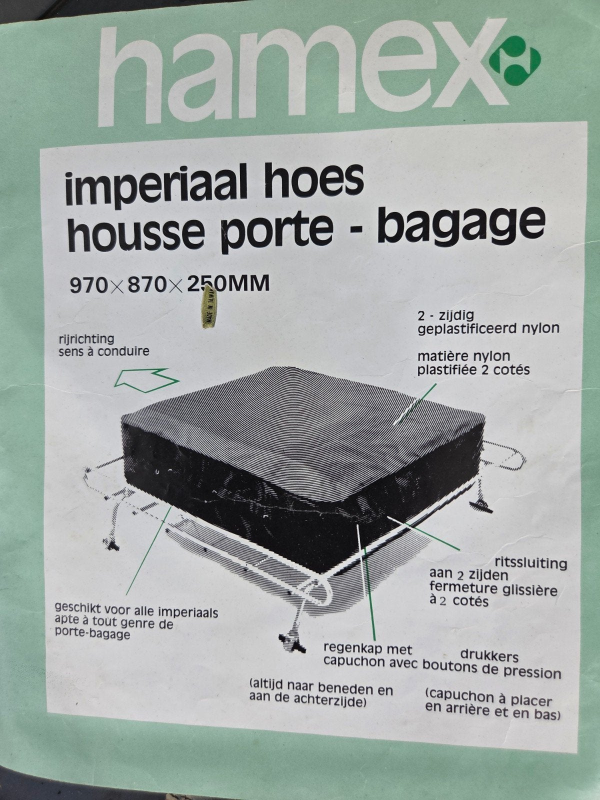 Tekoop imperiaal hoes, Ophalen, Zo goed als nieuw