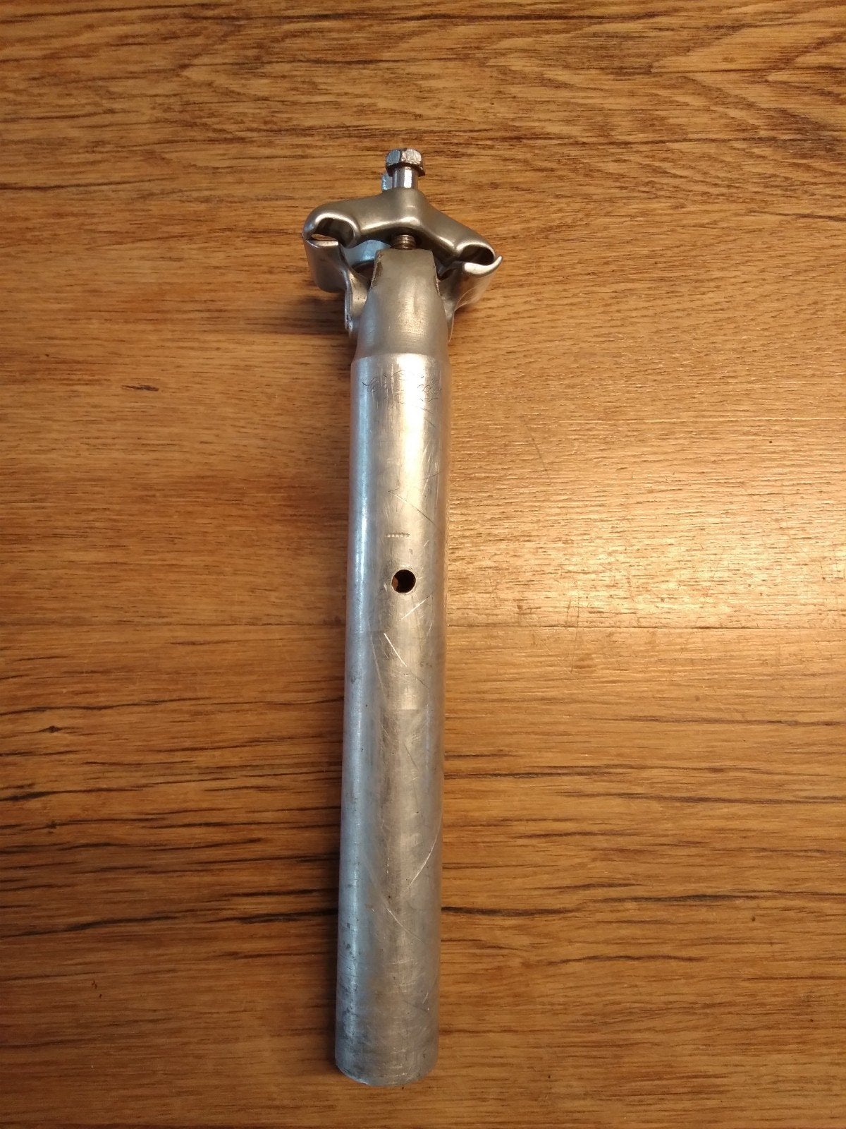 Campagnolo zadelpen 27mm. € 22.50, Gebruikt, Campagnolo, Ophalen of Verzenden, Racefiets