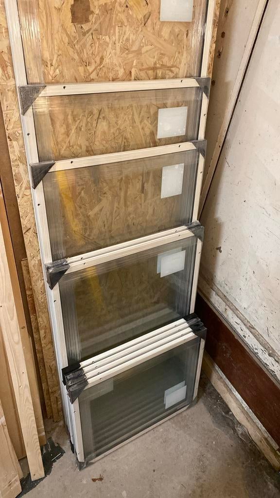 Nieuwe voorzetramen, Doe-het-zelf en Verbouw, Glas en Ramen, Ophalen, Gevelraam of Ruit, Minder dan 80 cm, 80 tot 120 cm