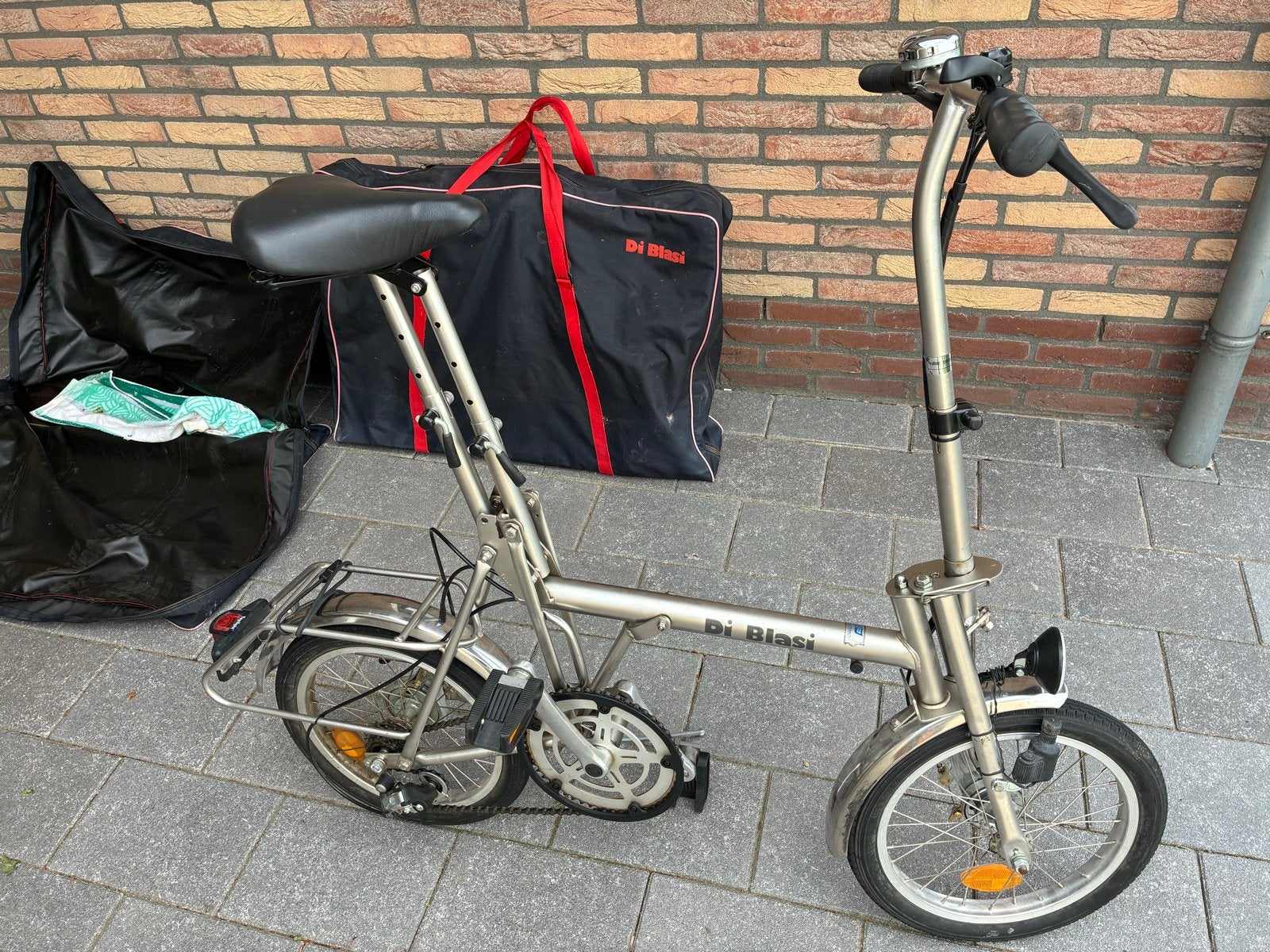 Di Blasi Vouwfietsen (2 stuks) met draagtassen, Overige merken, Velgrem, 16 tot 18 inch, Versnellingen