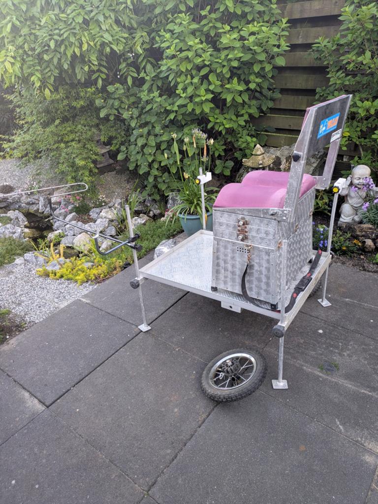 Viskoffer met plateau, Ophalen of Verzenden, Gebruikt, Overige typen