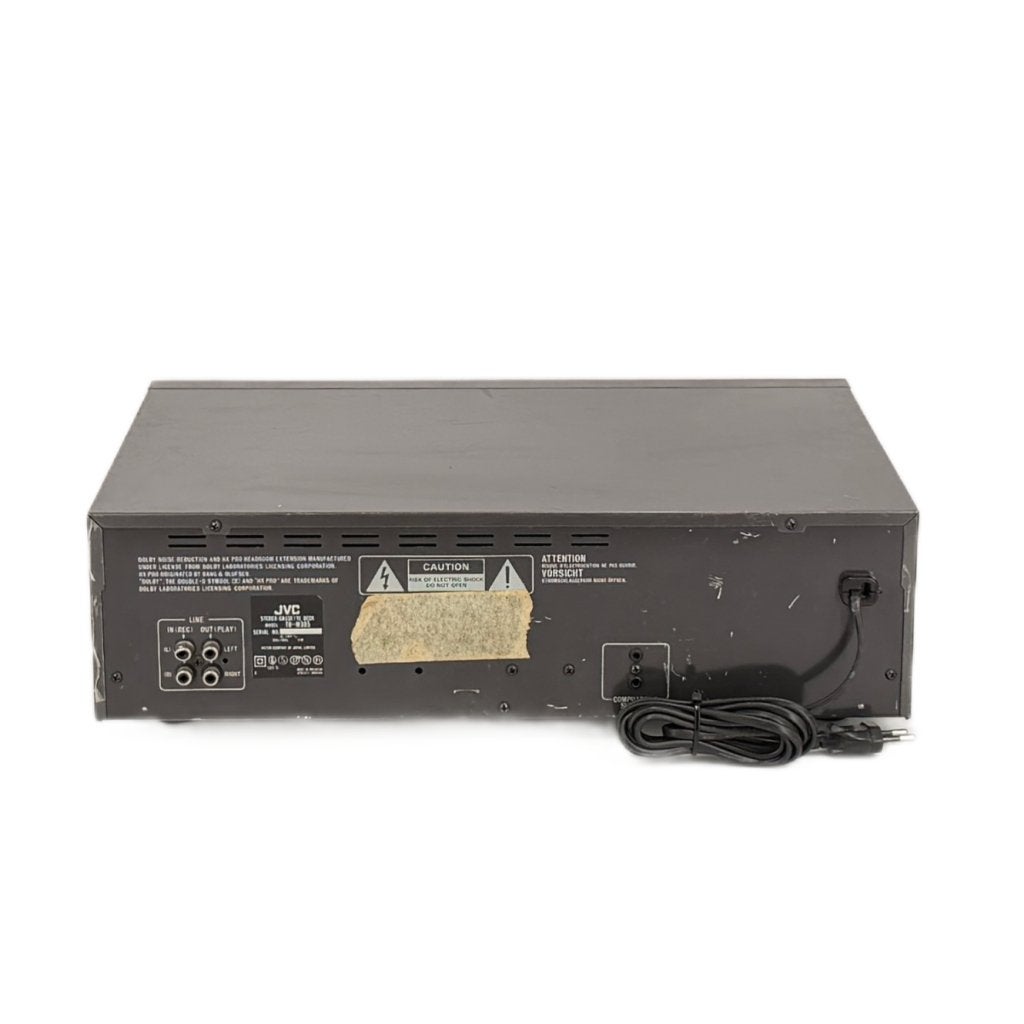 JVC TD-W305 Cassette Deck HX Pro, JVC, Support@jvc.com, JVCKENWOOD USA Corporation
500 Valley Road
Wayne, NJ 07470
USA